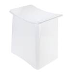 Tabouret de salle de bain Wing Polyester - Blanc