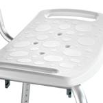 Chaise de douche Secura Matière plastique / Aluminium - Blanc