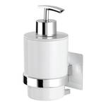 Distributeur de savon Turbo-Loc Quadro Acier inoxydable - Chrome / Blanc