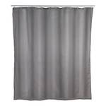 Rideau de douche Uni Polyester - Gris