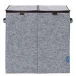 Wasmand Filz Duo polyester - grijs/bruin