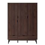 Armoire portes battantes GJORA 3 portes Imitation noyer