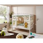 Hausbett Mini Safari I Massivholz Kiefer, lackiert - Weiß