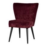 Fauteuil Cristalina II geweven stof - Wijnrood