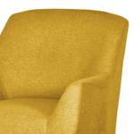 Fauteuil Coolbie II geweven stof - Maïsgeel