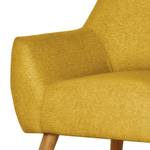 Fauteuil Coolbie II geweven stof - Maïsgeel