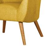 Fauteuil Coolbie II Tissu - Jaune maïs