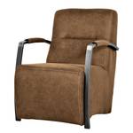 Fauteuil Quillota antieke leerlook - Latte Macchiattokleurig