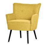 Fauteuil Kissing III Tissu - Jaune solaire