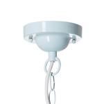 Hanglamp Kilkenny transparant glas/ijzer - 1 lichtbron - Pastelblauw