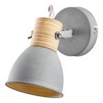 LED-Applique murale Frieda Fer - 1 ampoule - Gris