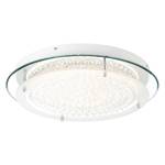 LED-plafondlamp Jolene transparant glas/ijzer - 1 lichtbron - Diameter: 45 cm