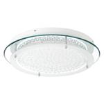 Plafonnier Jolene Verre transparent / Fer - 1 ampoule - Diamètre : 45 cm