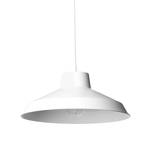 Hanglamp Maneo staal - 1 lichtbron - Wit