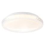 LED-plafondlamp Badria plexiglas/staal - 1 lichtbron - Breedte: 30 cm