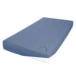 Drap-housse en jersey fin Mako Bleu - 160 x 200 cm