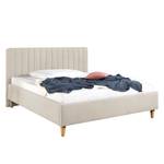 Gestoffeerd bed Balvano Licht beige - 160 x 200cm