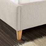 Letto imbottito Balvano Beige chiaro - 100 x 200cm