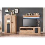 Highboard Coulogne II balkeneikenhouten look/antracietkleurig