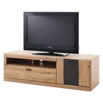 Meuble TV Coulogne I Imitation planches de chêne / Anthracite - Largeur : 159 cm
