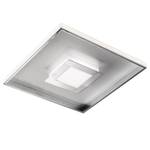 LED-Deckenleuchte Raich I Acryl / Nickel - 1-flammig