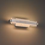 LED-Wandleuchte Acryl / Nickel - 1-flammig