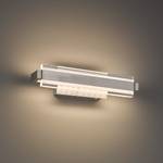 LED-wandlamp acryl/nikkel - 1 lichtbron