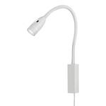 LED-wandlamp Maripa II nikkel - 1 lichtbron - Wit