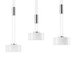 LED-hanglamp Calw II transparant glas/nikkel - 3 lichtbronnen - Wit