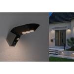 Solar-wandlamp Soley plexiglas - 1 lichtbron - Zwart