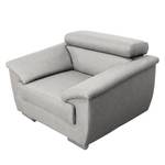 Fauteuil Swaine geweven stof - Lichtgrijs