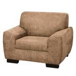 Fauteuil Piru Aspect cuir vieilli - Cappuccino