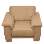 Fauteuil Picabu Aspect cuir vieilli - Beige