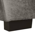 Fauteuil Piru Aspect cuir vieilli - Gris