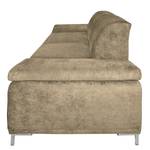 Sofa Tyner (3-Sitzer) Flachgewebe - Cappuccino