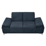 Sofa Tyner (2-Sitzer) Flachgewebe - Marineblau