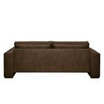 Sofa Loiza (2-Sitzer) Antiklederlook - Bisonbraun - Breite: 228 cm