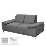 Sofa Tyner (2-Sitzer) Flachgewebe - Grau