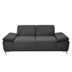 Sofa Tyner (3-Sitzer) Flachgewebe - Anthrazit