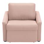 Fauteuil convertible Befasy Tissu structuré - Mauve