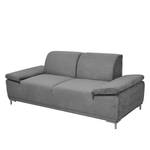 Sofa Tyner (3-Sitzer) Flachgewebe - Grau