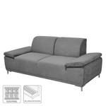 Sofa Tyner (3-Sitzer) Flachgewebe - Grau