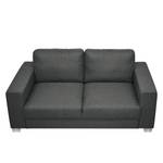 Sofa Ronks (2-Sitzer) Flachgewebe - Anthrazit