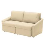 Boxspring-Schlafsofa Befasy Webstoff Bona: Creme