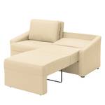 Boxspring-Schlafsofa Befasy Creme