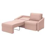 Boxspring-Schlafsofa Befasy Webstoff Bona: Mauve