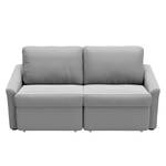 Boxspring-Schlafsofa Befasy Webstoff Meli: Silber