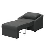 Slaapfauteuil Befasy structuurstof - Antraciet