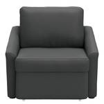 Slaapfauteuil Befasy structuurstof - Antraciet