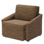 Slaapfauteuil Befasy structuurstof - Bruin